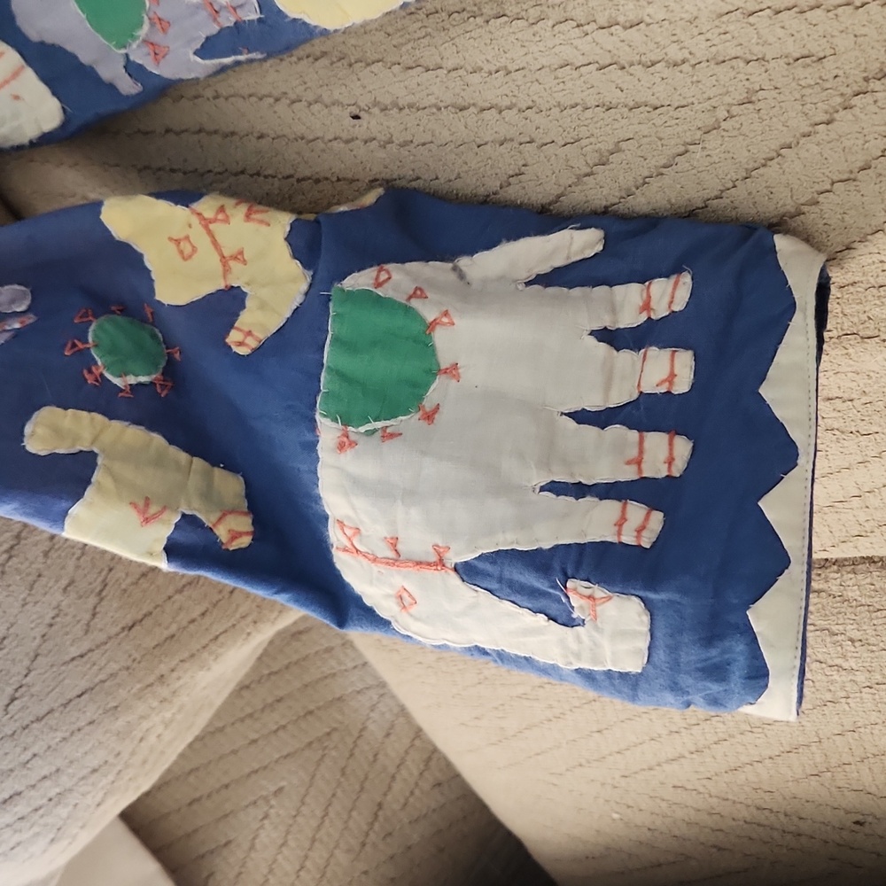 Vintage Quilt Colorful Animal  Jacket - Picture 4 of 7